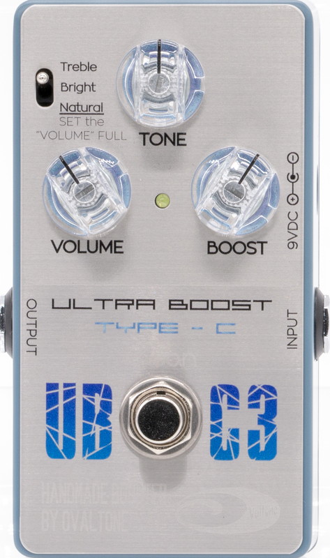 ULTRA BOOST TYPE-C “Clean” / UB-C3 – Ovaltone -handmade effect pedals-